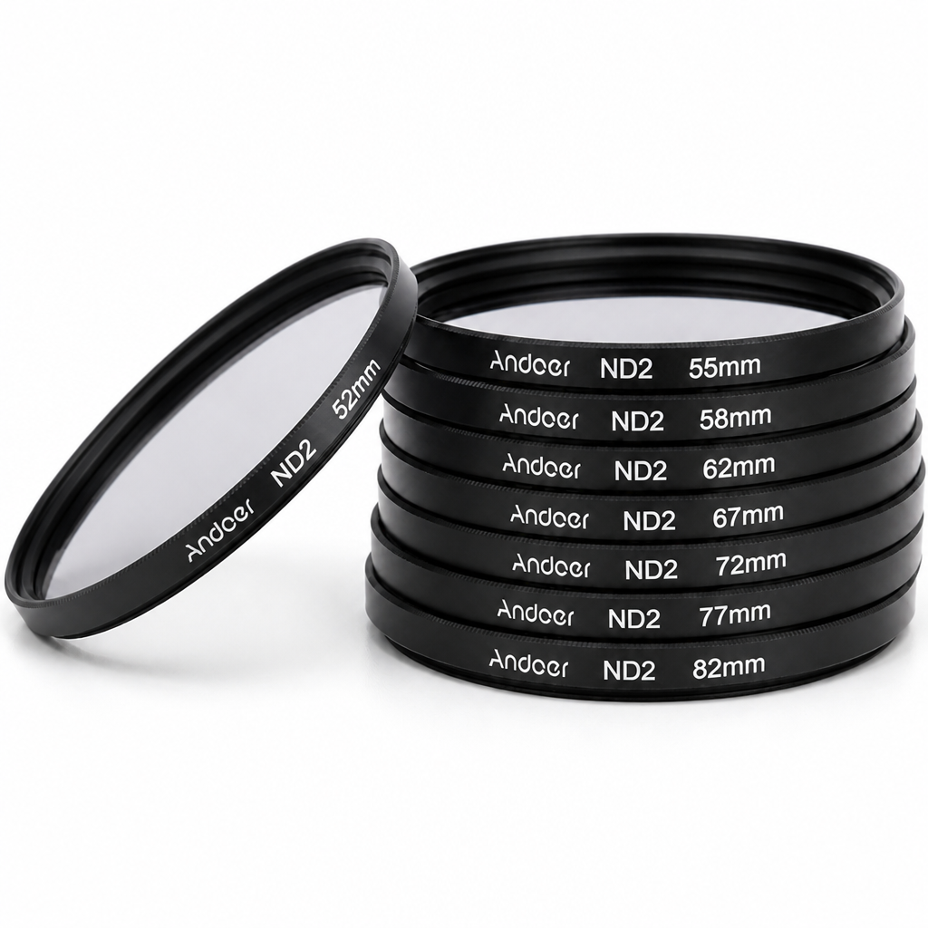 ND2 neitrālais pelēkais filtrs 52 mm, 1 soļa ND filtrs, ND2 gaismas samazināšanas filtrs, 52 mm objektīva ND filtrs