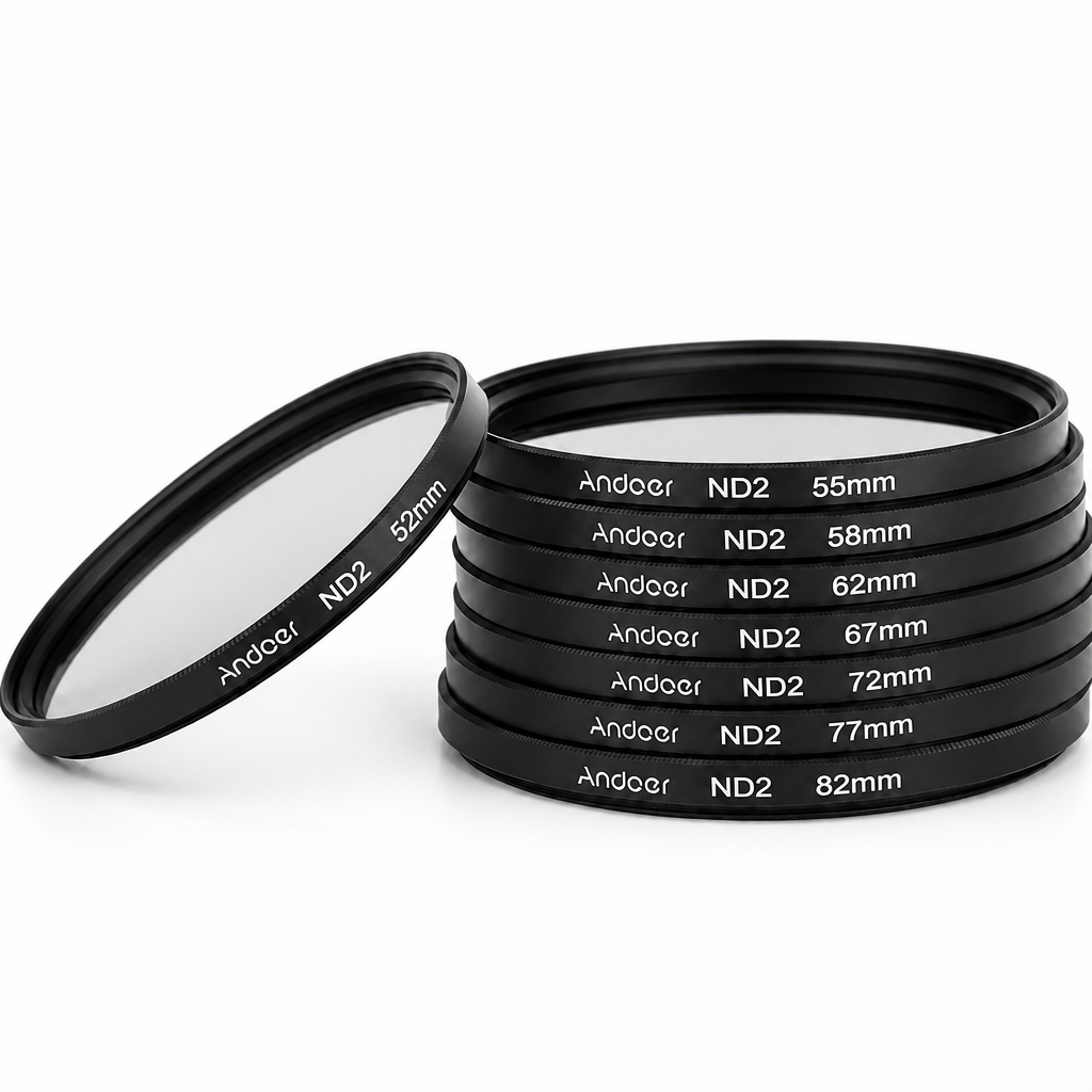 ND2 neitrālais blīvuma filtrs 37 mm, 1 soļa gaismas samazinājums, ND2 fotofiltrs, neitrālais ND objektīva filtrs