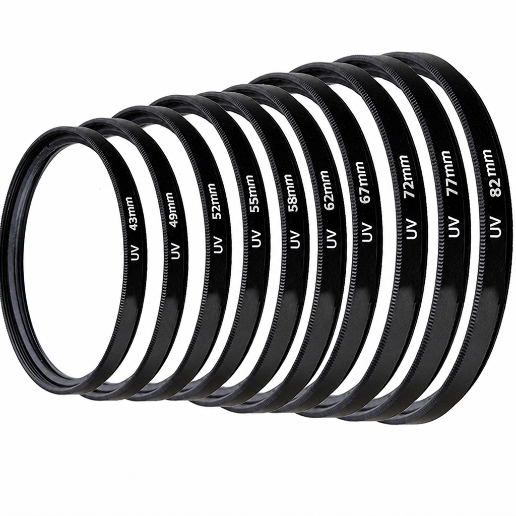 UV filtrs 49 mm, ultravioleto staru objektīva filtrs, kameras objektīva aizsargfiltrs