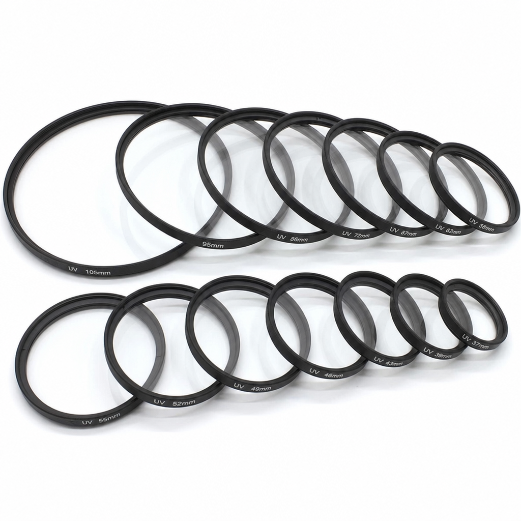 58mm UV filtrs kameru objektīvam, ultravioleto staru lēcas filtrs, objektīva aizsargfiltrs