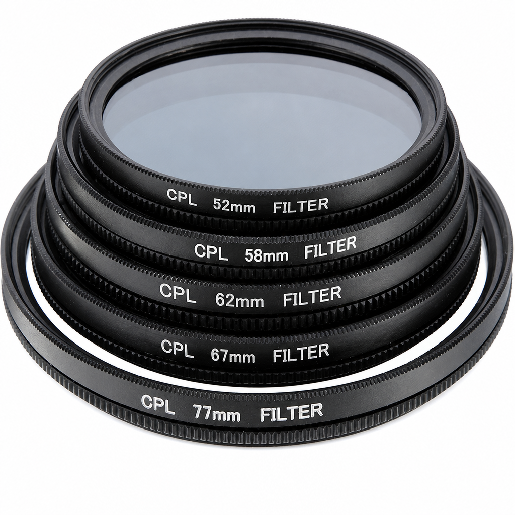 CPL cirkulārais polarizācijas filtrs 72 mm kameru objektīviem, apaļš CPL objektīva filtrs, cirkulārais polarizators