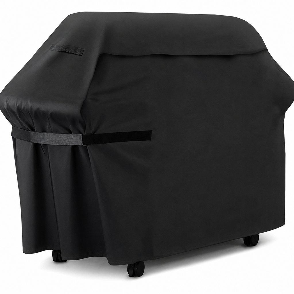 Grila pārvalks 145x61x117 cm, aizsargpārsegs grilam un āra virtuves grilam, BBQ pārsegs