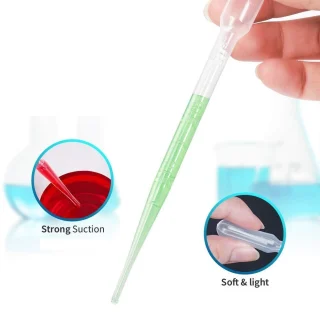 Pipetid 10 ml, pikkus 300 mm, komplekt 20 tk, labotarvikud, ühekordsed pipetid, tilgapipetid 2