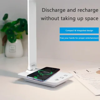 LED laualamp USB-laadimisega, laualamp sisseehitatud laadijaga, LED töölamp 3