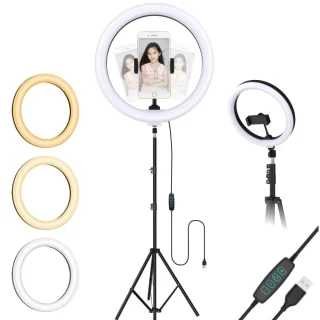 LED rõngaslamp statiiviga, 192 cm telefonihoidikuga LED ringvalgus, vlogimise rõngaslamp, selfivalgusti