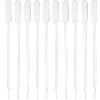 Pipetid 10 ml, pikkus 300 mm, komplekt 20 tk, labotarvikud, ühekordsed pipetid, tilgapipetid 1