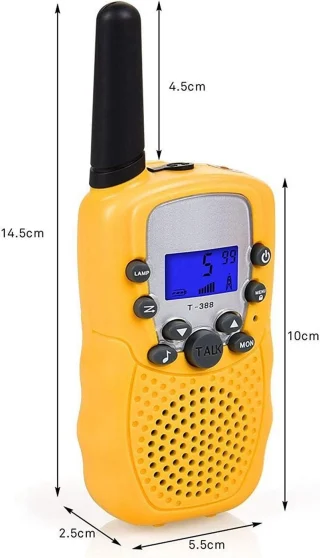 Pika leviala raadiosaatjad LCD-ekraaniga, 3 tk komplektis, käsiraadiosaatjad, walkie-talkie raadiod 4