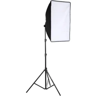 Fotostuudio softbox 235 cm, 4 pirni, 45W 5500K, softbox-valgustuskomplekt, stuudiovalgustuse softboks, video- ja fotovalgusti 1