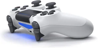 Juhtmevaba mängupult PlayStationile, valge, puutetundliku paneeli ja Bluetooth‑ühendusega, juhtmevaba PS mängupult, PlayStationi kontroller 3