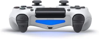Juhtmevaba mängupult PlayStationile, valge, puutetundliku paneeli ja Bluetooth‑ühendusega, juhtmevaba PS mängupult, PlayStationi kontroller 4