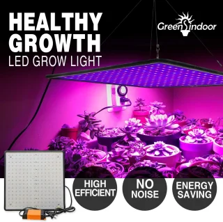 LED taimelamp täisspektriga, valguspaneel 225 punast-sinist LED-i, hüdropoonikaks, 295x300 mm, taimede kasvuvalgusti, taimede kasvupaneel 5