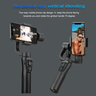 Nutitelefoni stabilisaator, 3-teljeline anti-shake statiivihoidik, nutitelefoni gimbal, telefoni videostabilisaator 2