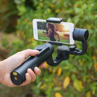 Nutitelefoni stabilisaator, 3-teljeline anti-shake statiivihoidik, nutitelefoni gimbal, telefoni videostabilisaator 5