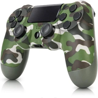 PlayStation juhtmevaba mängupult, puutetundliku paneeli ja Bluetooth-ühendusega, kamuflaažimustriga, mängukontroller, PS puldiga kontroller 2
