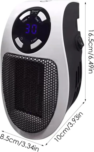 Mini elektriradiaator, kaasaskantav, reguleeritava temperatuuriga, sobib beebitoale, mini soojapuhur, väike toasoojendi 2