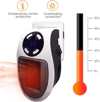 Mini elektriradiaator, kaasaskantav, reguleeritava temperatuuriga, sobib beebitoale, mini soojapuhur, väike toasoojendi 3