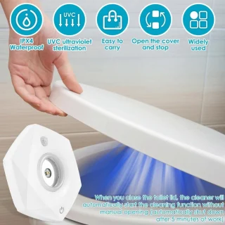 UV-tualeti sterilisaator, ultraviolett WC-desinfitseerija ja antibakteriaalne tualetipuhasti, tualeti UV-steriliseerija, WC UV-desinfitseerimisseade 2