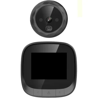 Juhtmevaba video-uksekell ekraaniga ja uksekella kaameraga, wifi uksevideosüsteem, traadita uksekaamera
