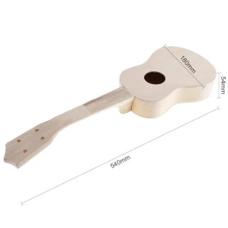 DIY akustiline ukulele komplekt, meisterdatav ukulele komplekt, käsitöö ukulele komplekt 3