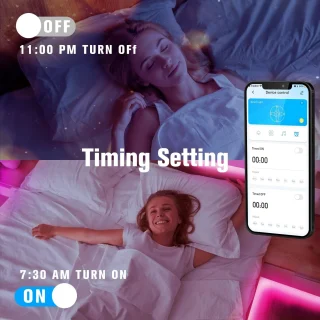 LED ribavalgusti RGB, USB-toitega, Bluetooth-juhtimisega, 10 m, LED valgusriba, RGB LED lint 3