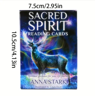 Tarokaardid Mystic Oracle, 44 Sacred Spirit vaimse juhatuse kaarti vaimseteks lugemisteks, oraakaardid, ennustamiskaardid 2