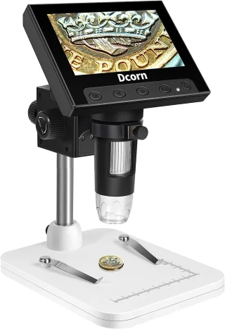 Digitaalne LCD-mikroskoop 4,3" ekraaniga, 50x–1000x suurendus, digimikroskoop, ekraaniga mikroskoop 2