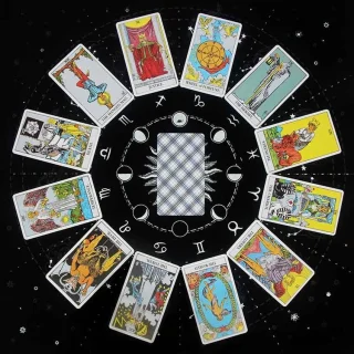 Tarotkaardid Rider Waite Smith stiilis, 78 kaarti, veekindel paber, ennustamis- ja ennustuskaardid, taro kaartide komplekt, taropakk 4