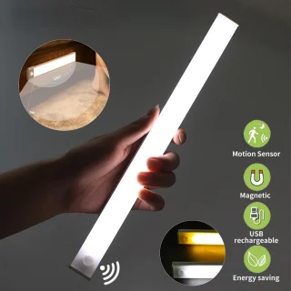 LED valgusriba liikumisanduriga, 60 cm, LED liikumisanduriga lamp, liikumisanduriga valgusliist 2