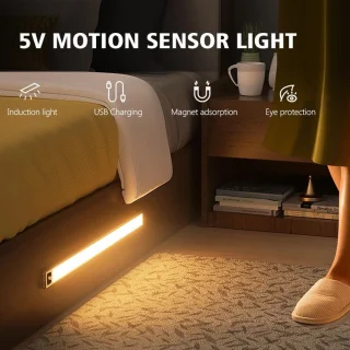 LED valgusriba liikumisanduriga, 60 cm, LED liikumisanduriga lamp, liikumisanduriga valgusliist 3