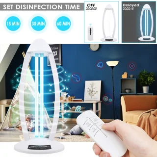 UV‑desinfitseerimislamp 60W, antibakteriaalne UV‑C germitsiidne lamp, UVC sterilisaator, UV steriliseerimislamp 4