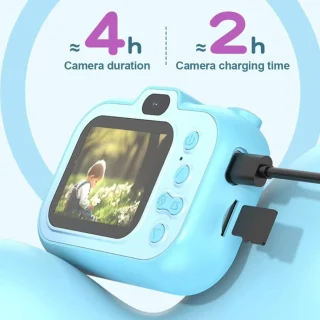 Laste digikaamera statiiviga, roosa, laste fotokaamera mänguasi, laste digitaalne fotokaamera 5