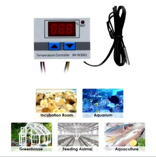 Digitaalne temperatuuri kontroller -55–110 °C, termostaadi lüliti, temperatuuri regulaator 5