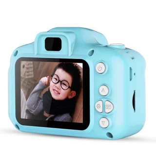 Laste kaamera HD video, sinine mini laste digitaalne kaamera, laste fotokaamera 3