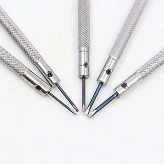 Täpsuskruvikeerajate komplekt 0,8–1,6 mm, 5 tk, mini kruvikeerajate komplekt, peenike täpsus-kruvikeerajate komplekt 4