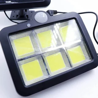 Päikeseenergial LED turvavalgusti 120 LED-iga, liikumisanduriga päikeselamp, päikesepatareiga liikumisandurvalgusti 3
