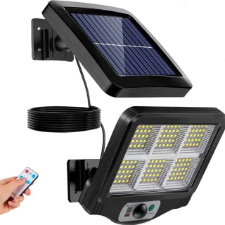 Päikeseenergial LED turvavalgusti 120 LED-iga, liikumisanduriga päikeselamp, päikesepatareiga liikumisandurvalgusti 1