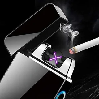 Plasmasüütaja must, USB-laetav leegita tulemasin, elektriline plasmatulemasin, USB plasmatulemasin 2