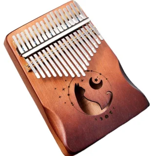 Kalimba 17 klahviga puidust pöidlaklaver, sõrmeklaver, pöidlainstrument