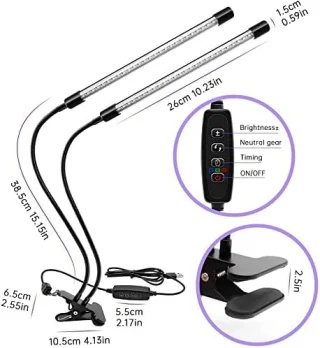 LED taimelamp täisspektriga sise­taimedele, USB-toitega kasvulamp toataimedele, fütolamp, taimede kasvutuli 2