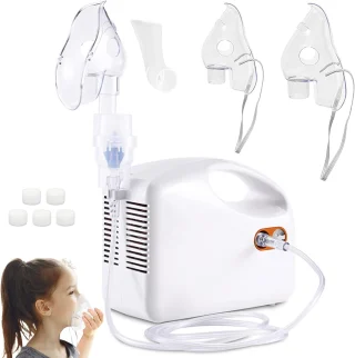 Elektriline kompressornebulisaator inhalaatoraparaat, meditsiiniline nebulisaator, inhalaator masin, kompressor inhalaator 3