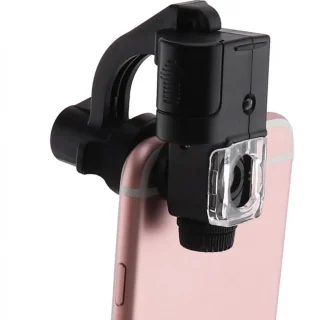 Nutitelefoni mikroskoop 90x suurendusega, telefonimikroskoop, mobiilimikroskoop 1