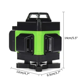 Roheline lasersihi nivelliir 4D, 16X täppisristjoone laserlood, ristjooneline laserlood 5