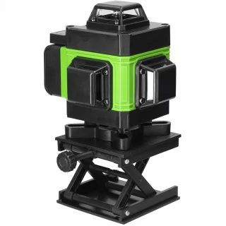 Roheline lasersihi nivelliir 4D, 16X täppisristjoone laserlood, ristjooneline laserlood