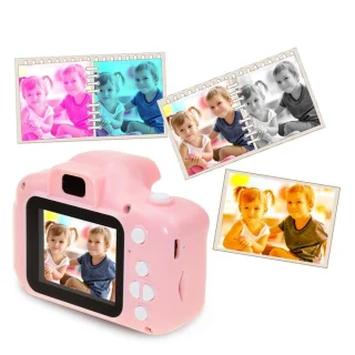 Laste digitaalne kaamera, HD videoga, mini, roosa, laste fotokaamera, laste mängukaamera 5