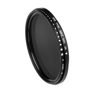 Muudetava tumedusega ND-filter 55 mm, ND2–400 astmega reguleeritav objektiivi filter, muudetav hallfilter objektiivile, reguleeritav neutraalhallfilter 5