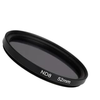 ND8 neutraalhall filter 52 mm, 3-stopine ND filter, ND8 hallfilter kaamerale, 52 mm valguse vähendamise filter 3