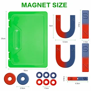 Magnetiteaduse komplekt lastele, magnetkatsete komplekt, magnetõppemänguasi 4