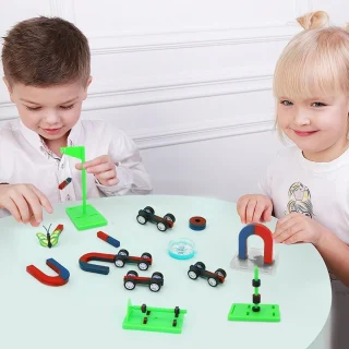 Magnetiteaduse komplekt lastele, magnetkatsete komplekt, magnetõppemänguasi 3
