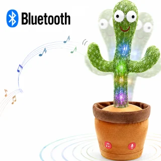 Tantsiv rääkiv kaktusemänguasi, laulav kaktus Bluetooth‑ühendusega, interaktiivne laulv kaktus, tantsiv laulv kaktus