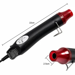 Minikuumapuhur 300 W 200 °C, punane, kuumaõhupuhur, kuumapüstol 5